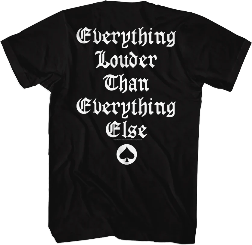 Everything Louder Than Everything Else Motorhead T-Shirt - Image 3