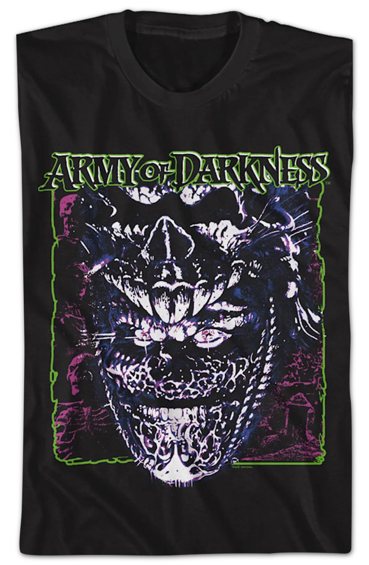 Evil Ash Close-Up Army Of Darkness T-Shirt - Image 2