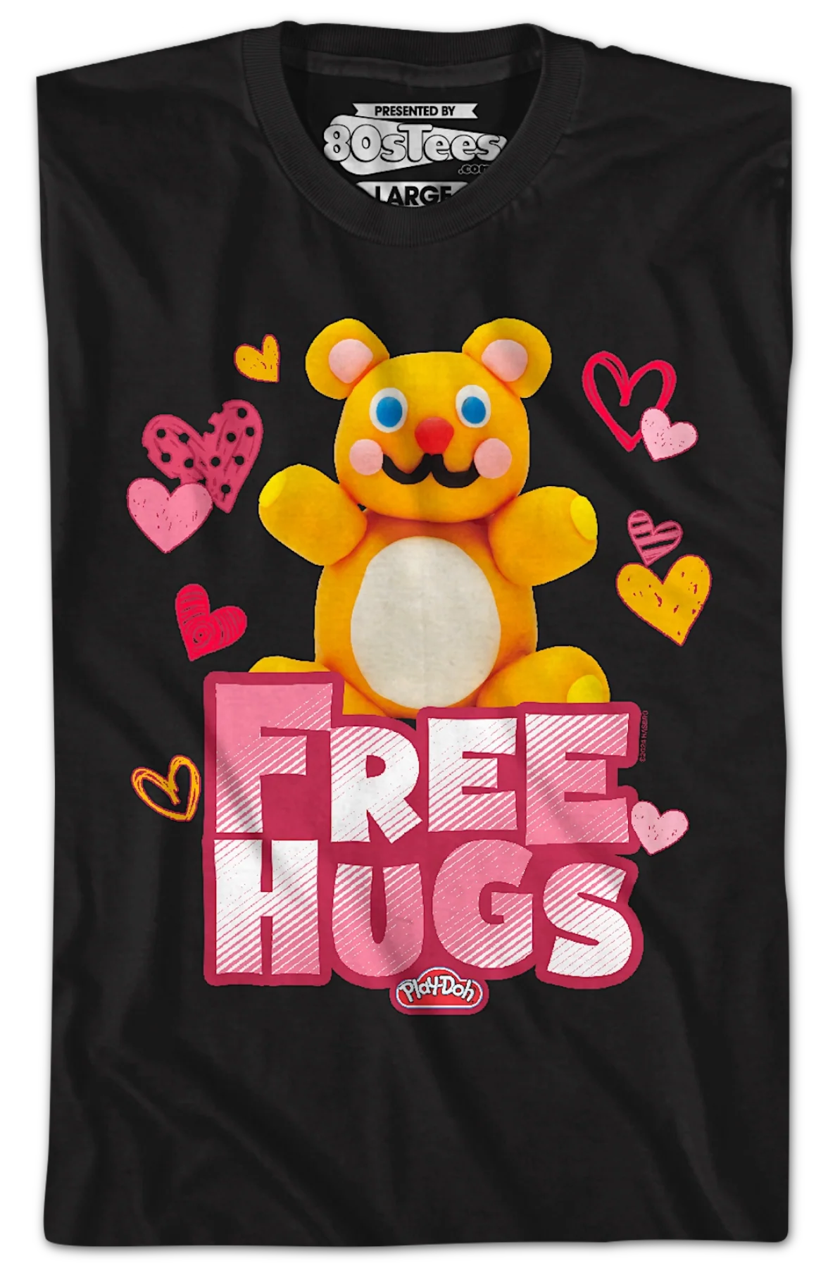 Exclusive Free Hugs Play-Doh T-Shirt - Image 2