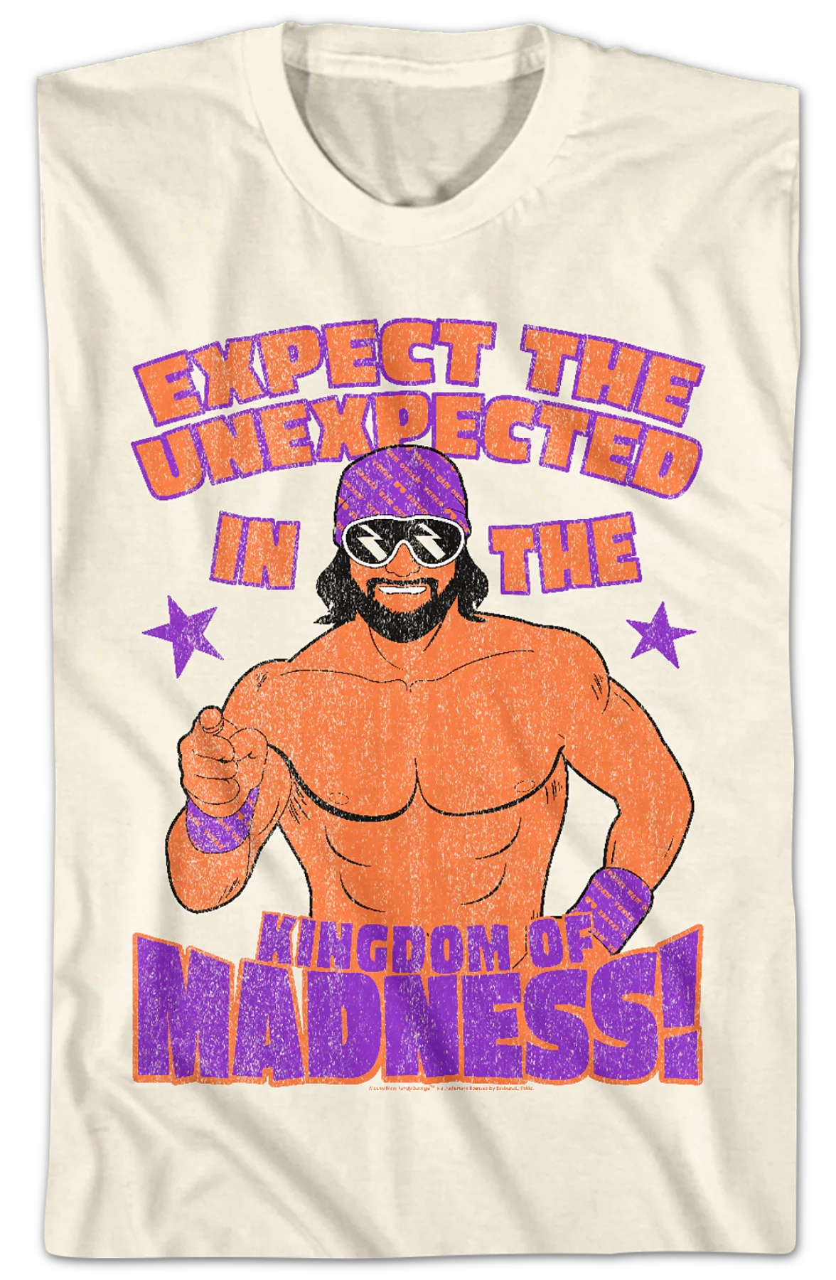 Expect The Unexpected Macho Man Randy Savage T-Shirt - Image 2