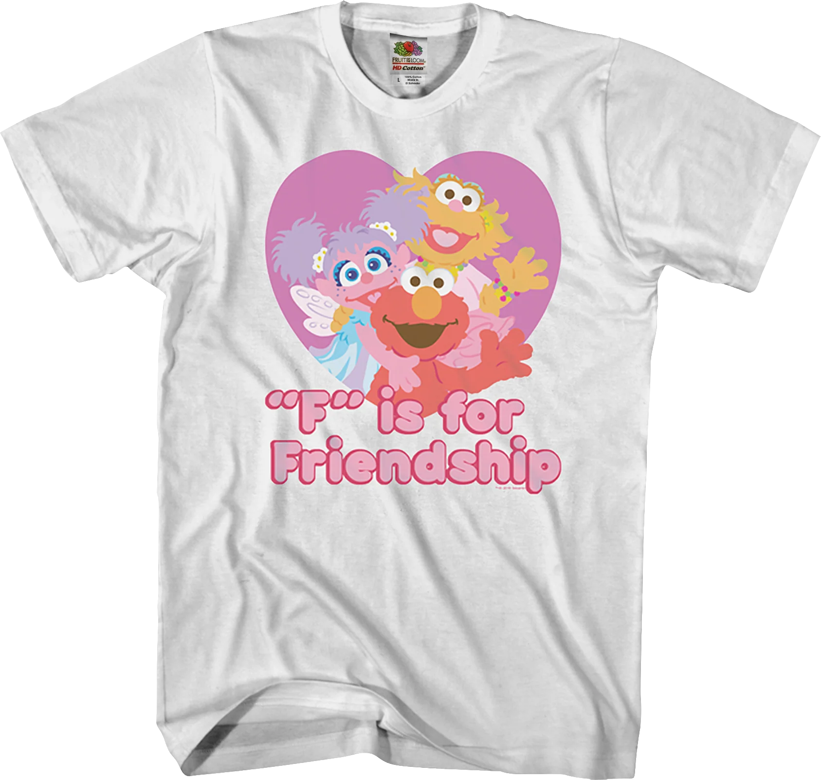 F is for Friendship Sesame Street T-Shirt