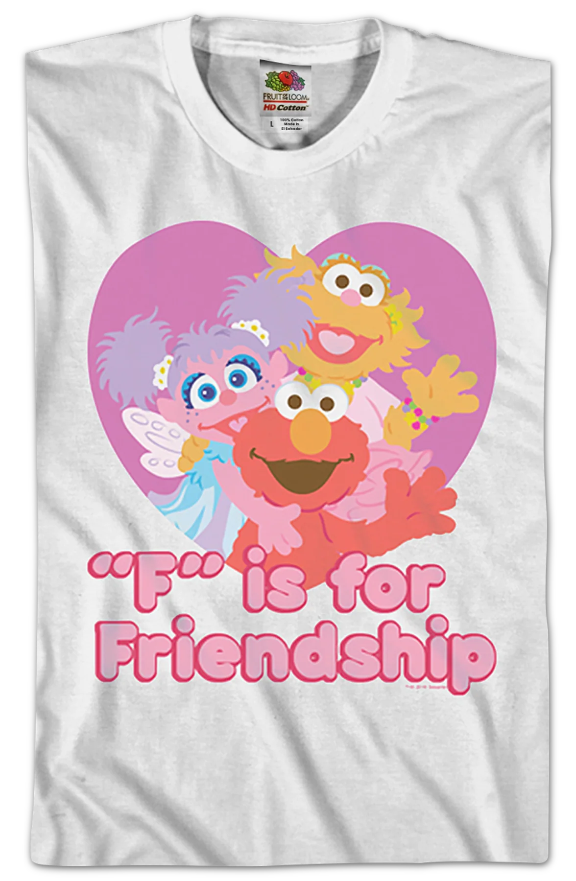 F is for Friendship Sesame Street T-Shirt - Image 2