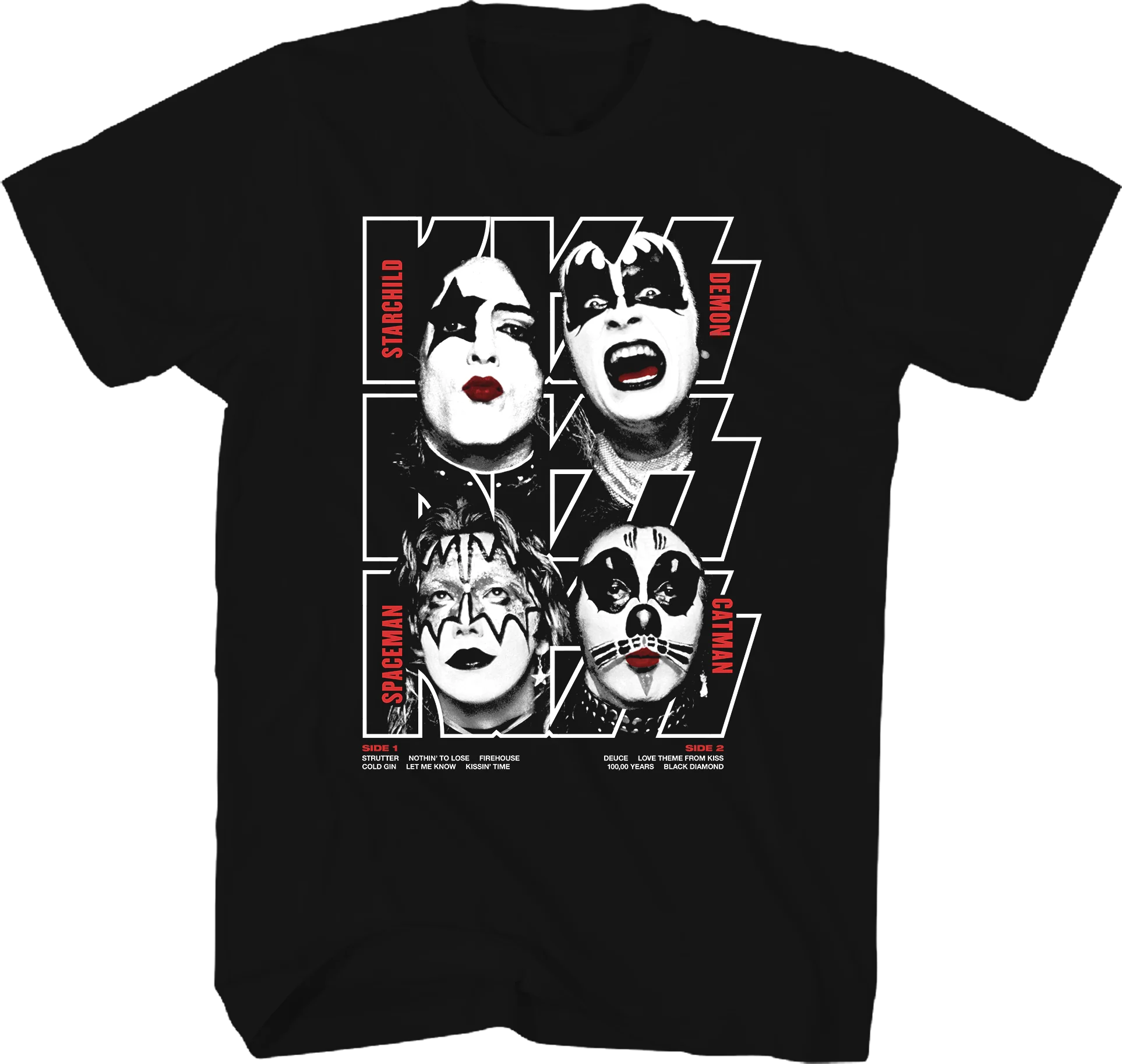 Faces & Names KISS T-Shirt
