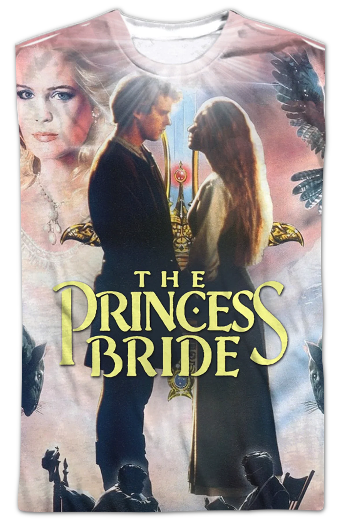 Fairy Tale Collage Princess Bride T-Shirt - Image 2