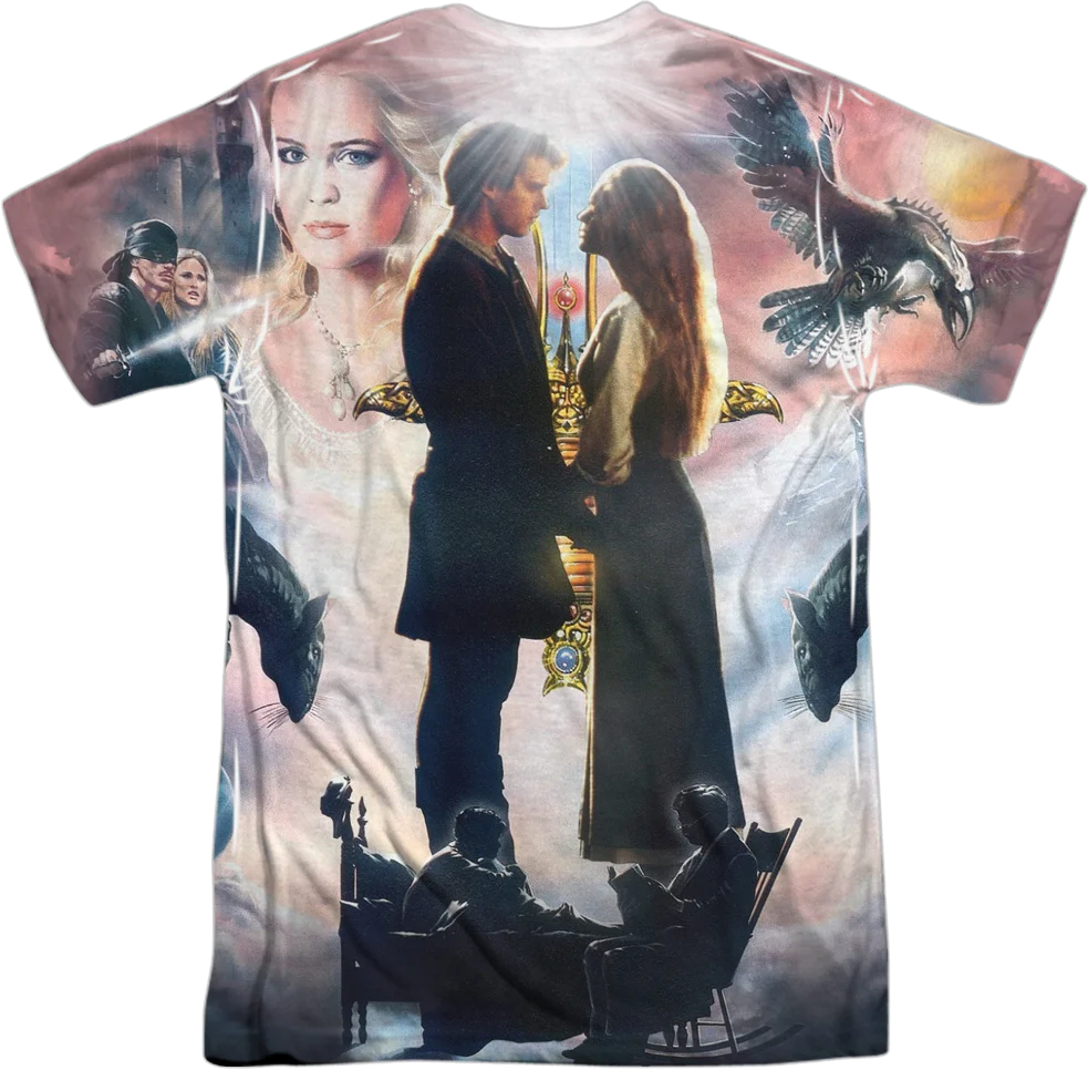 Fairy Tale Collage Princess Bride T-Shirt - Image 3