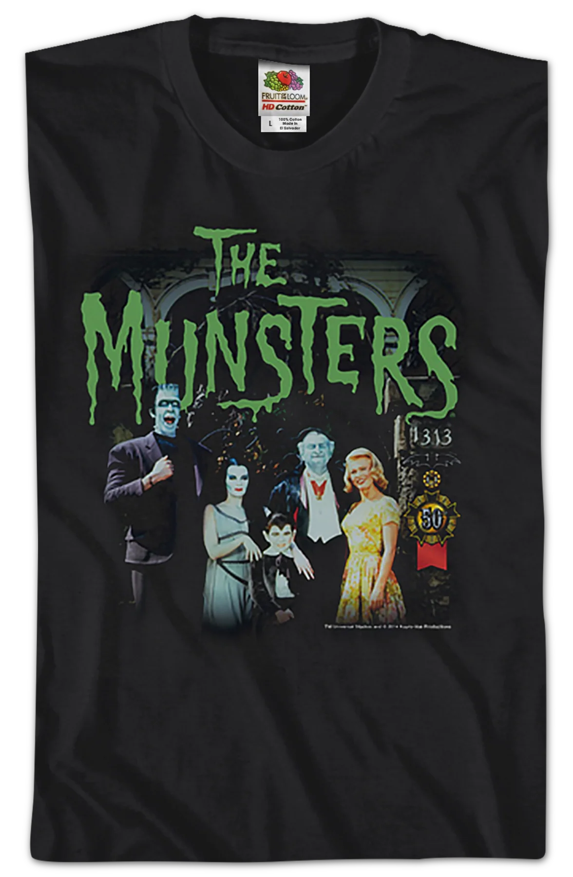 Family Portrait Munsters T-Shirt - Image 2