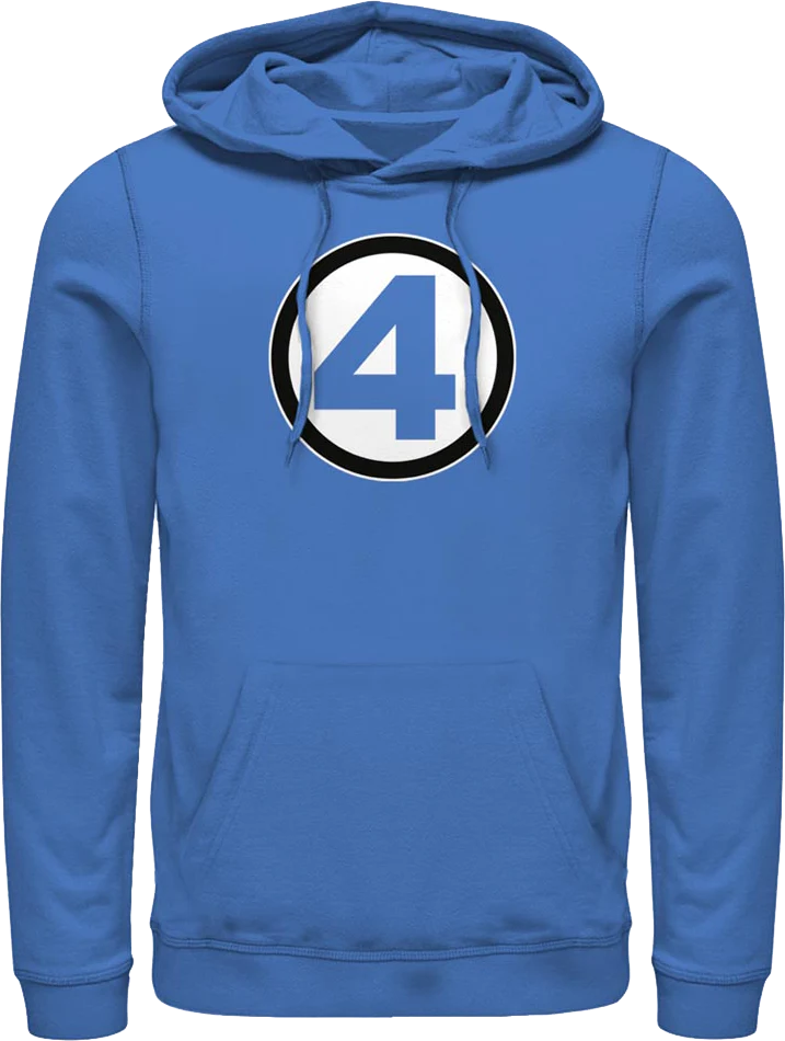 Fantastic Four Logo Marvel Comics Hoodie