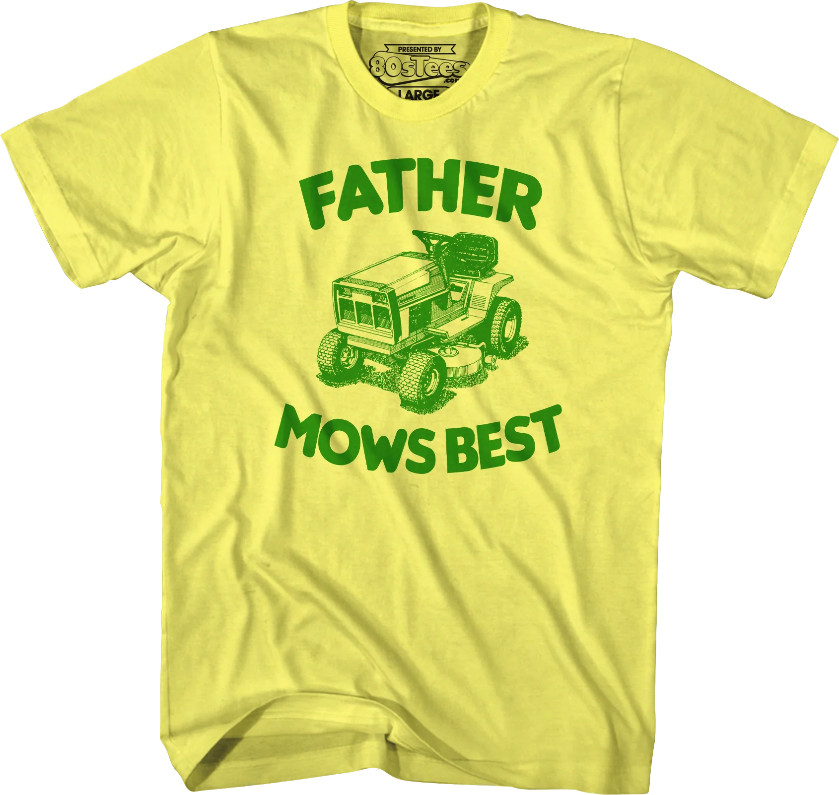Father Mows Best T-Shirt - Image 3