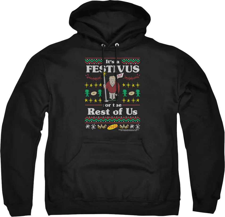 Faux Ugly Festivus Sweater Seinfeld Hoodie