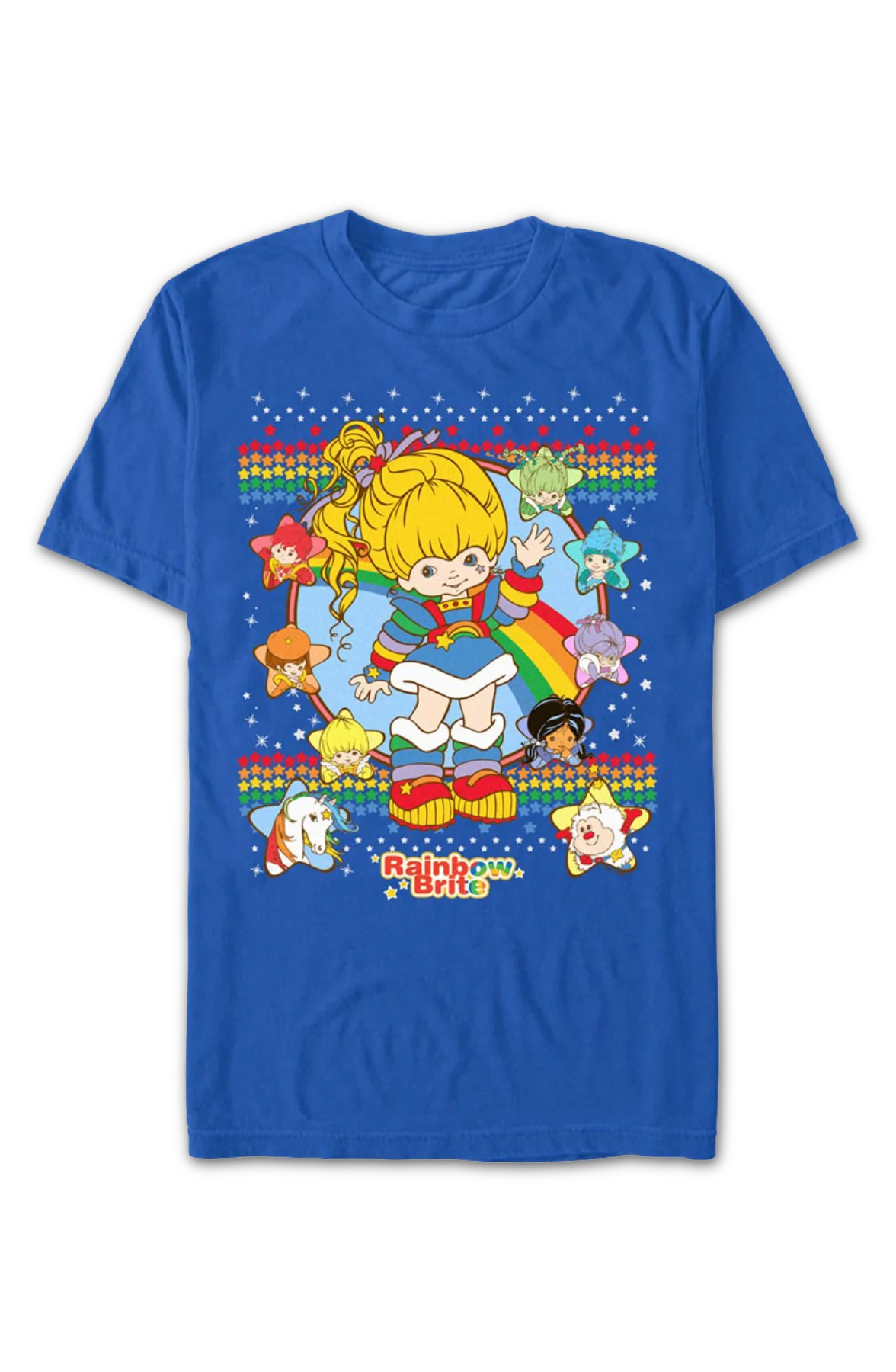 Faux Ugly Sweater Rainbow Brite T-Shirt - Image 2