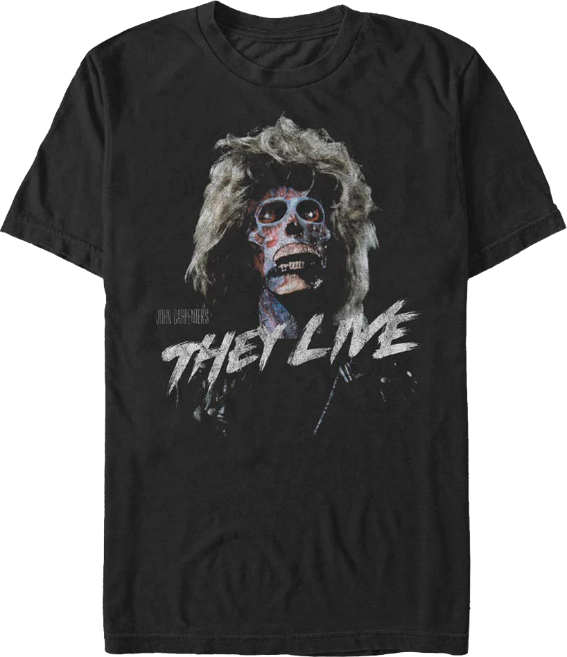 Female Alien They Live T-Shirt