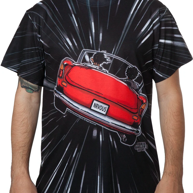 Ferris Bueller Hyperspace Sublimation T-shirt