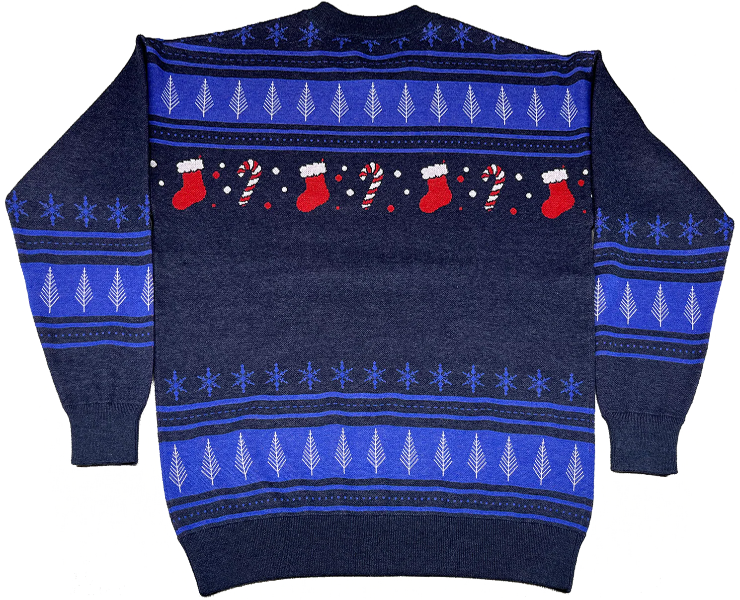 Festive Dinosaur Knitted Christmas Sweater - Image 3