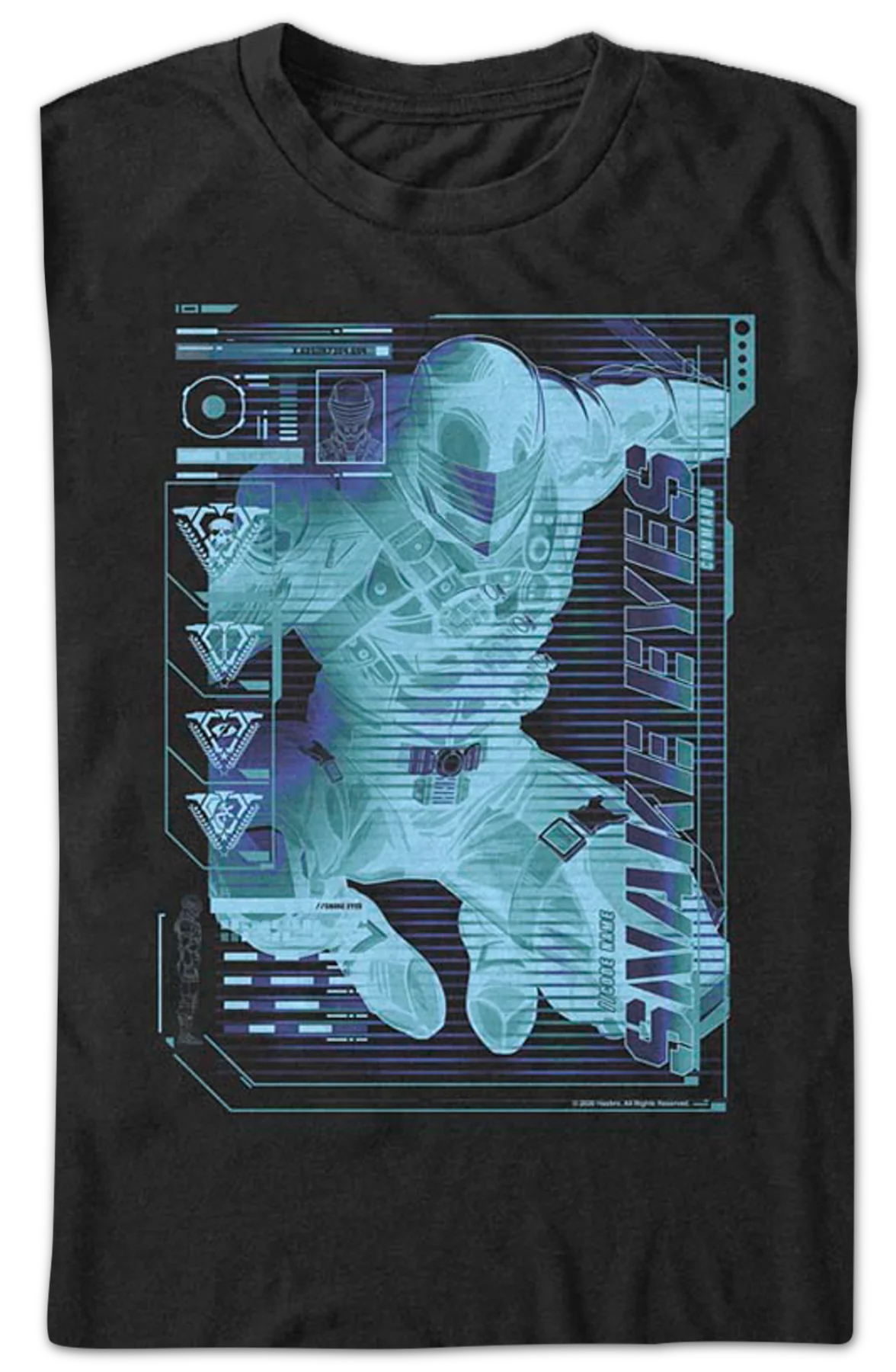 Fifth Sun Snake Eyes Schematics GI Joe T-Shirt - Image 2