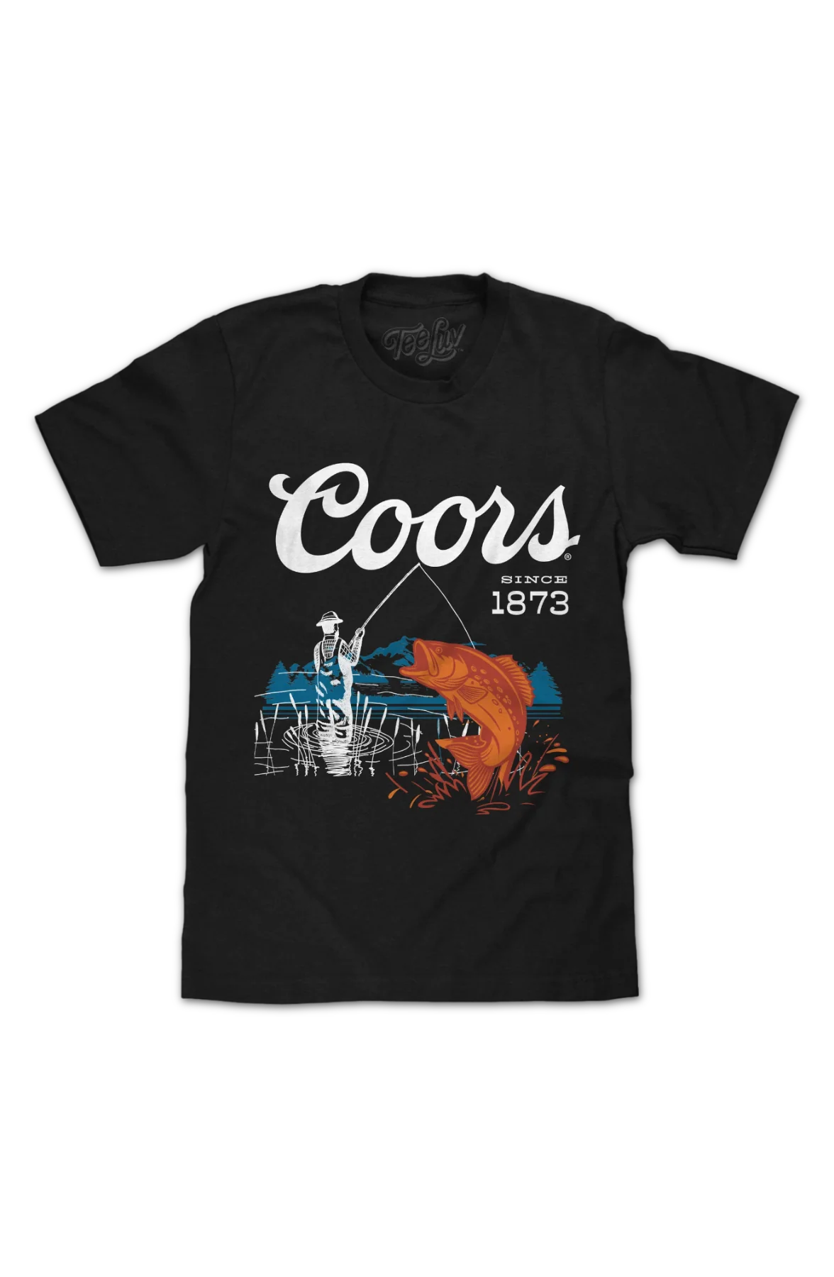 Fishing Since 1873 Coors T-Shirt - Image 2