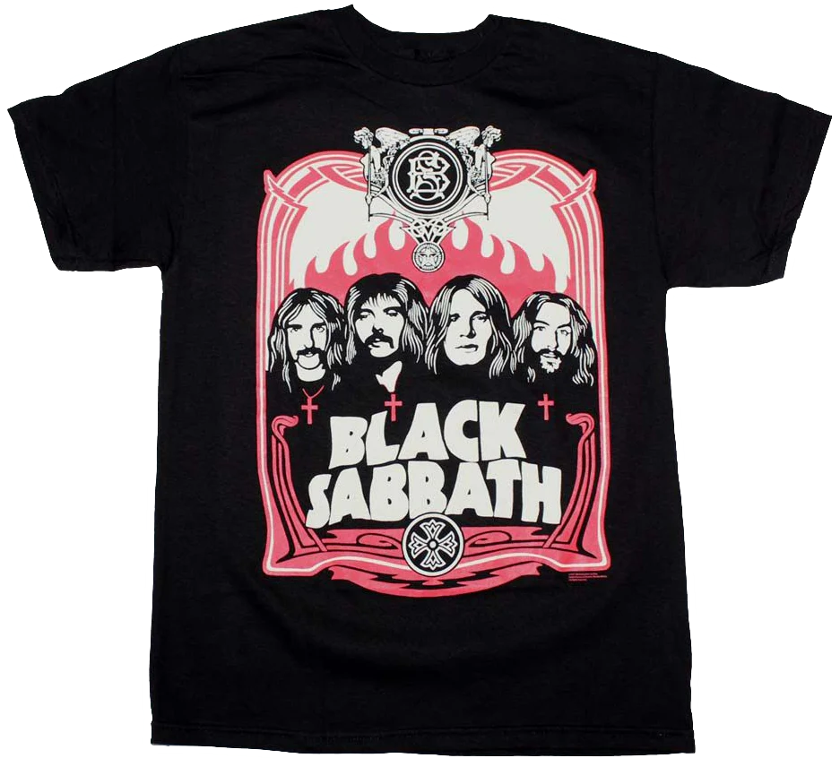 Flames Black Sabbath T-Shirt