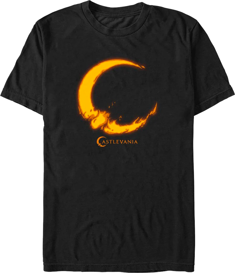 Flaming Logo Castlevania T-Shirt