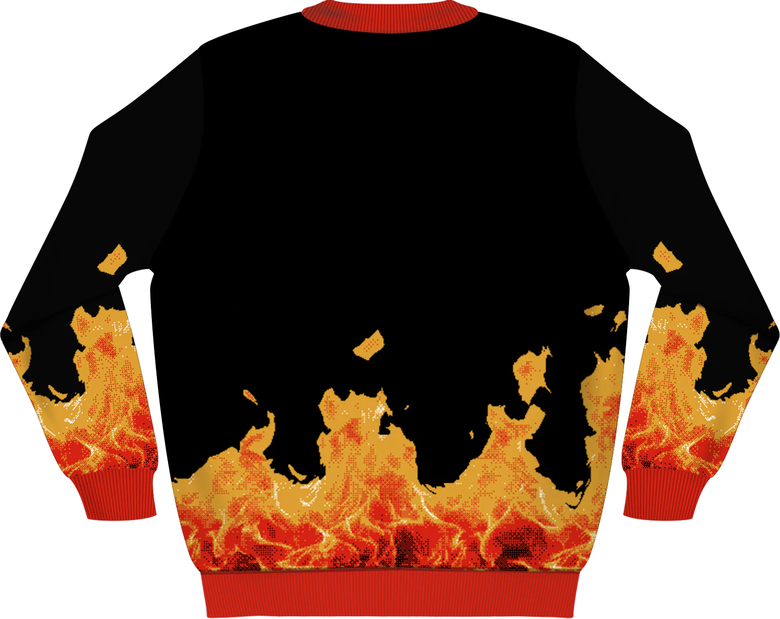 Flaming Logo Dungeons & Dragons Knitted Sweater - Image 3