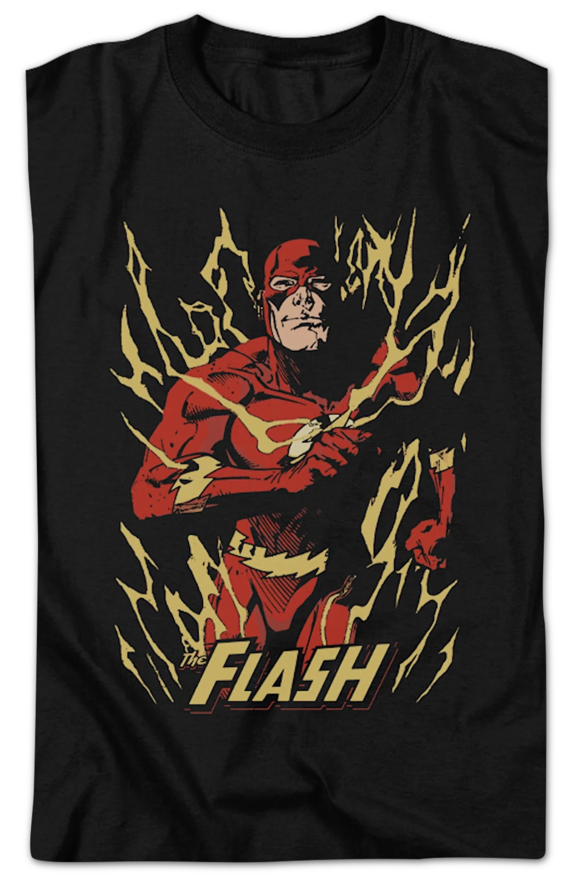 Flash Flare DC Comics T-Shirt - Image 2