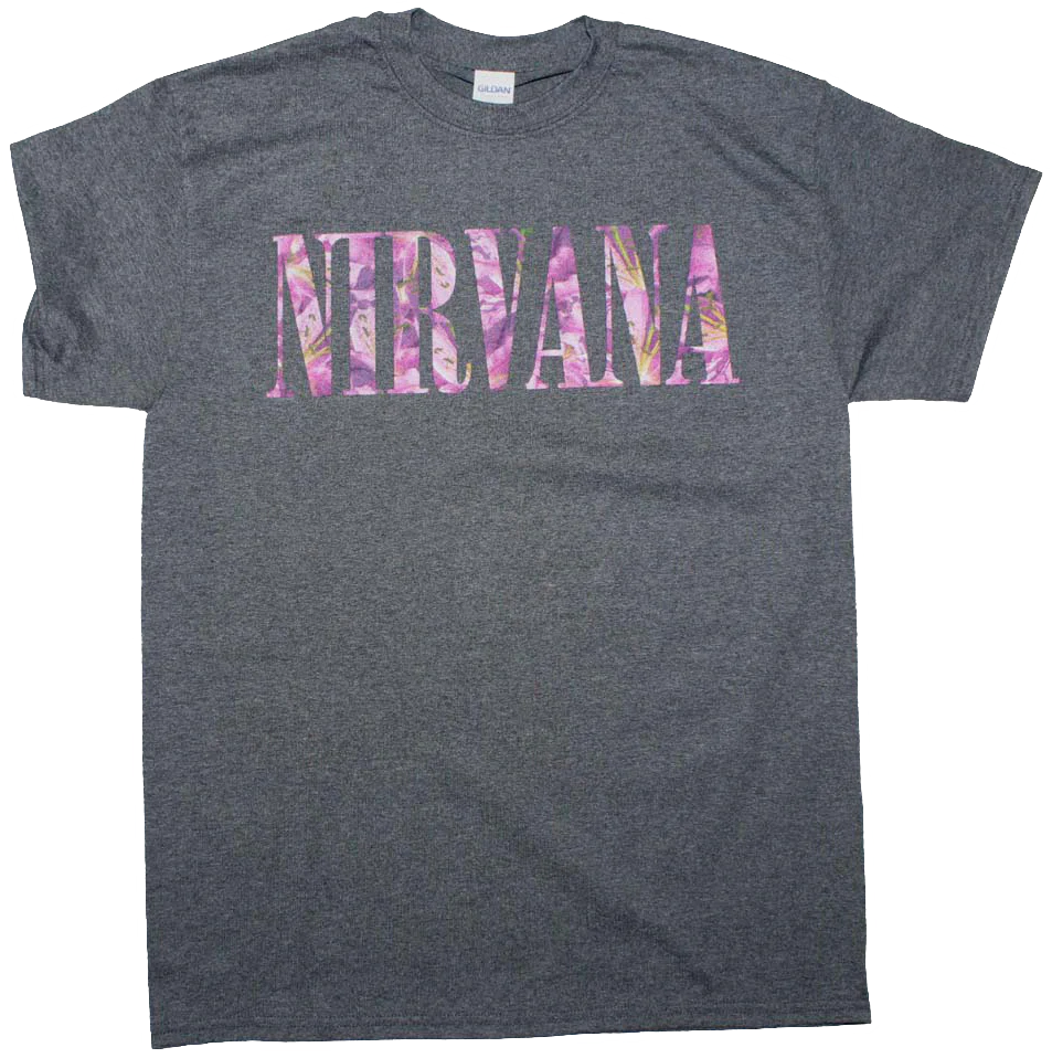 Floral Logo Nirvana T-Shirt