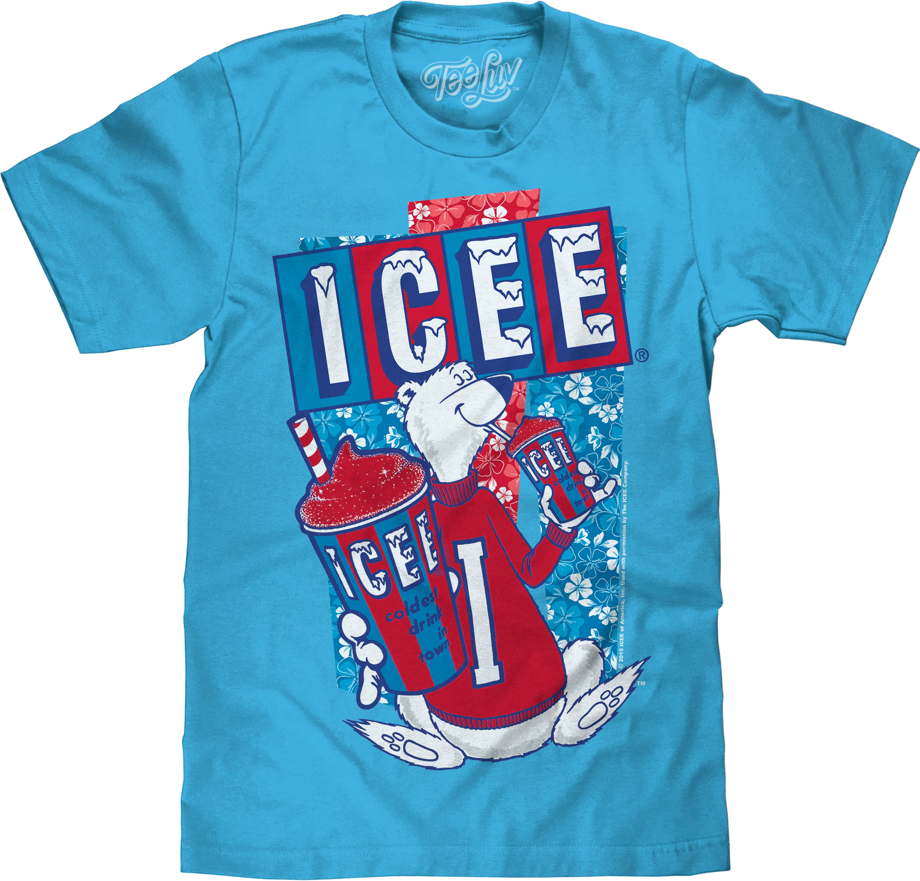 Floral Polar Bear ICEE T-Shirt