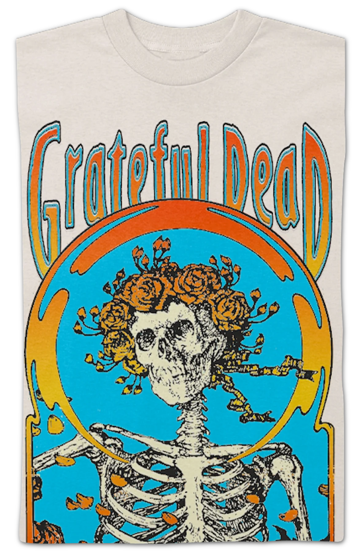 Flower Skeleton Grateful Dead T-Shirt - Image 2