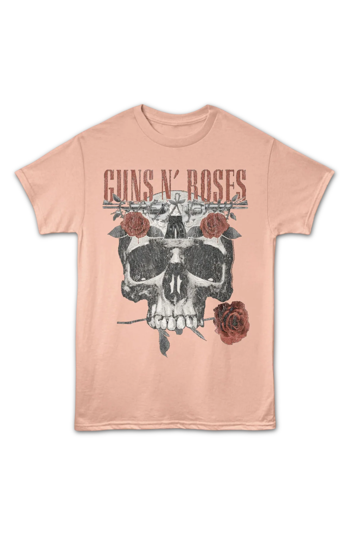 Flower Skull Guns N' Roses T-Shirt - Image 2