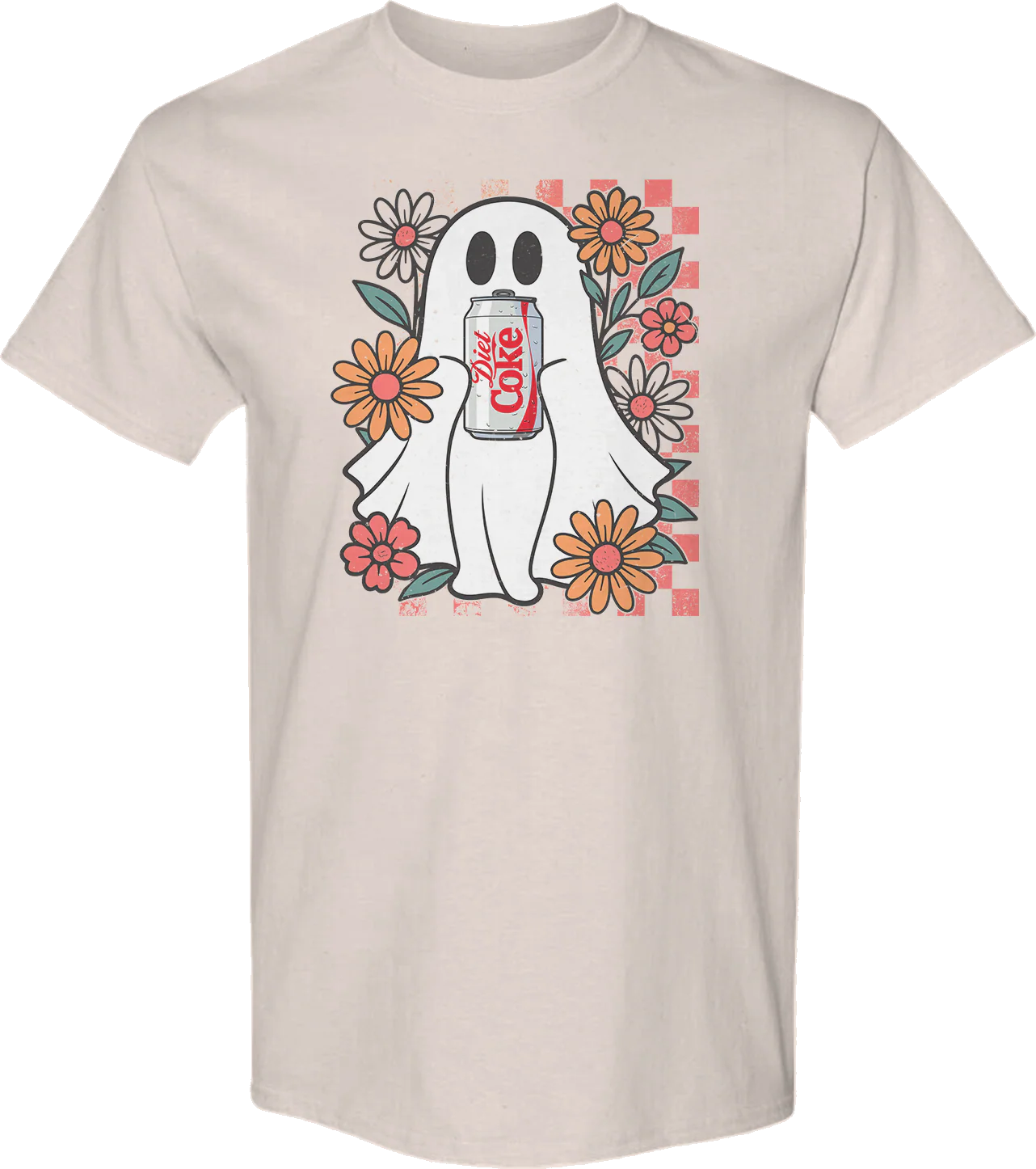 Flowers & Ghost Diet Coke T-Shirt