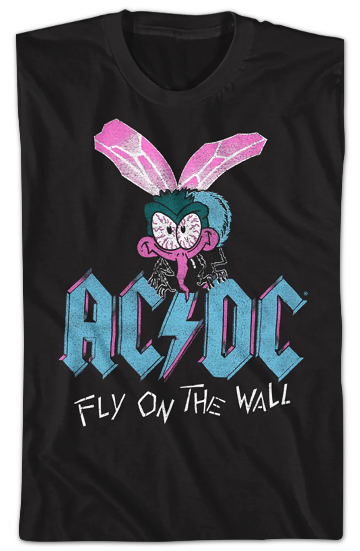 Fly On The Wall European Tour 1986 ACDC Shirt - Image 2