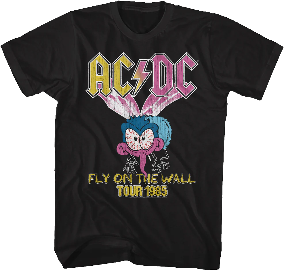 Fly On The Wall Tour 1985 ACDC Shirt