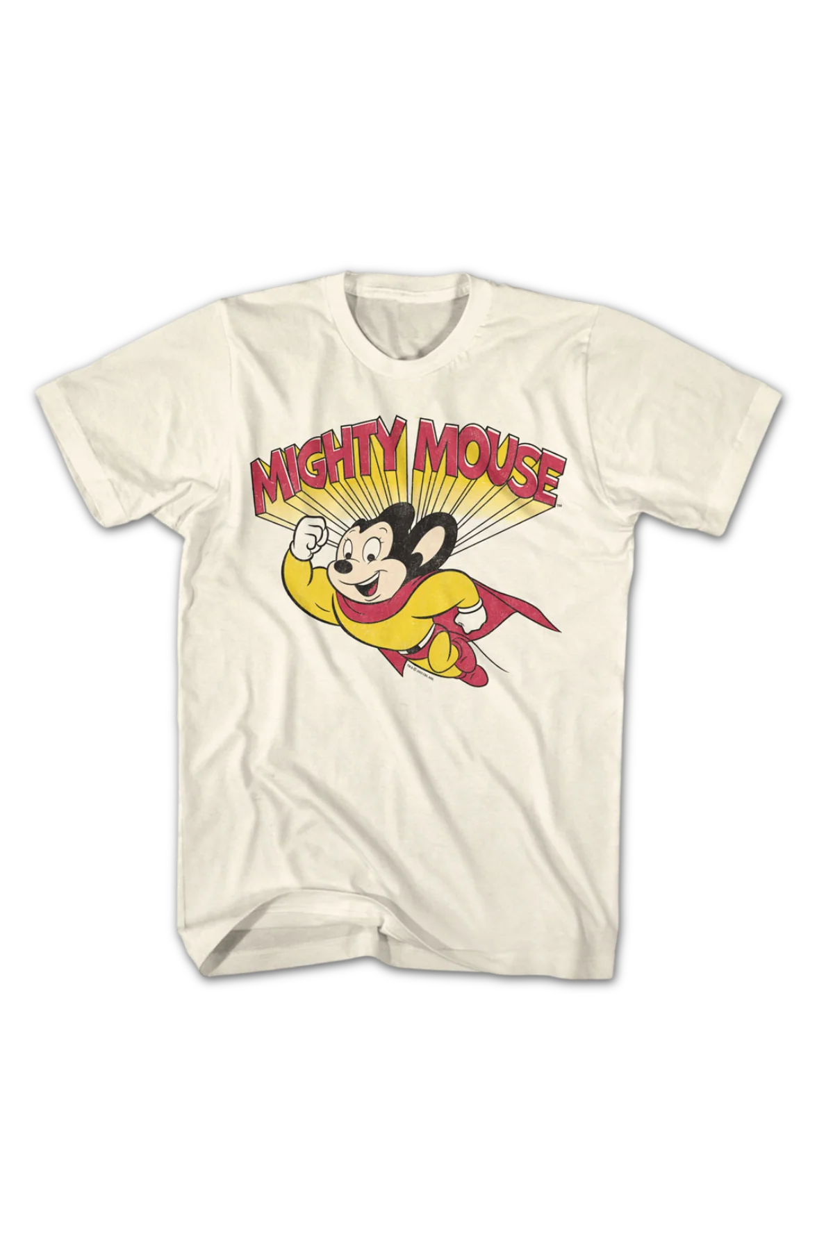 Flying And Flexing Mighty Mouse T-Shirt - Image 2