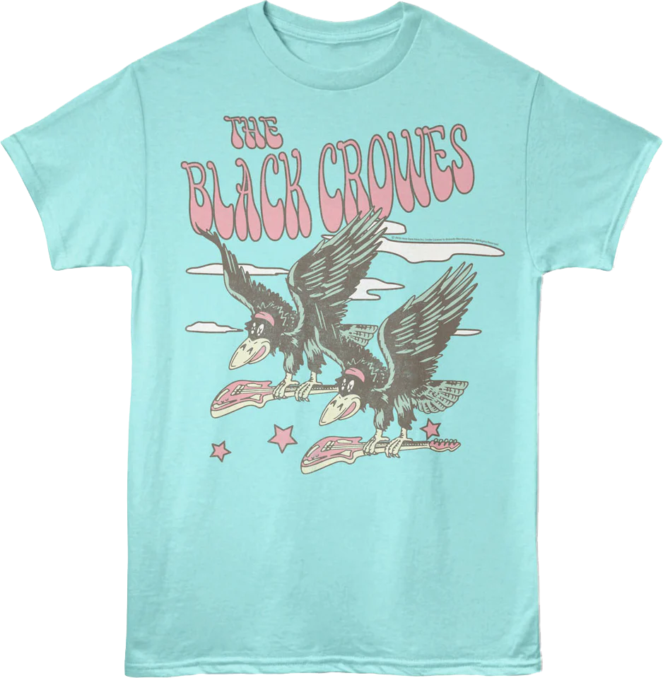 Flying With Guitars Black Crowes T-Shirt