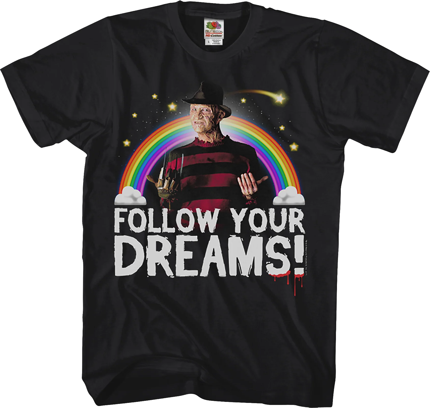 Follow Your Dreams Nightmare On Elm Street T-Shirt