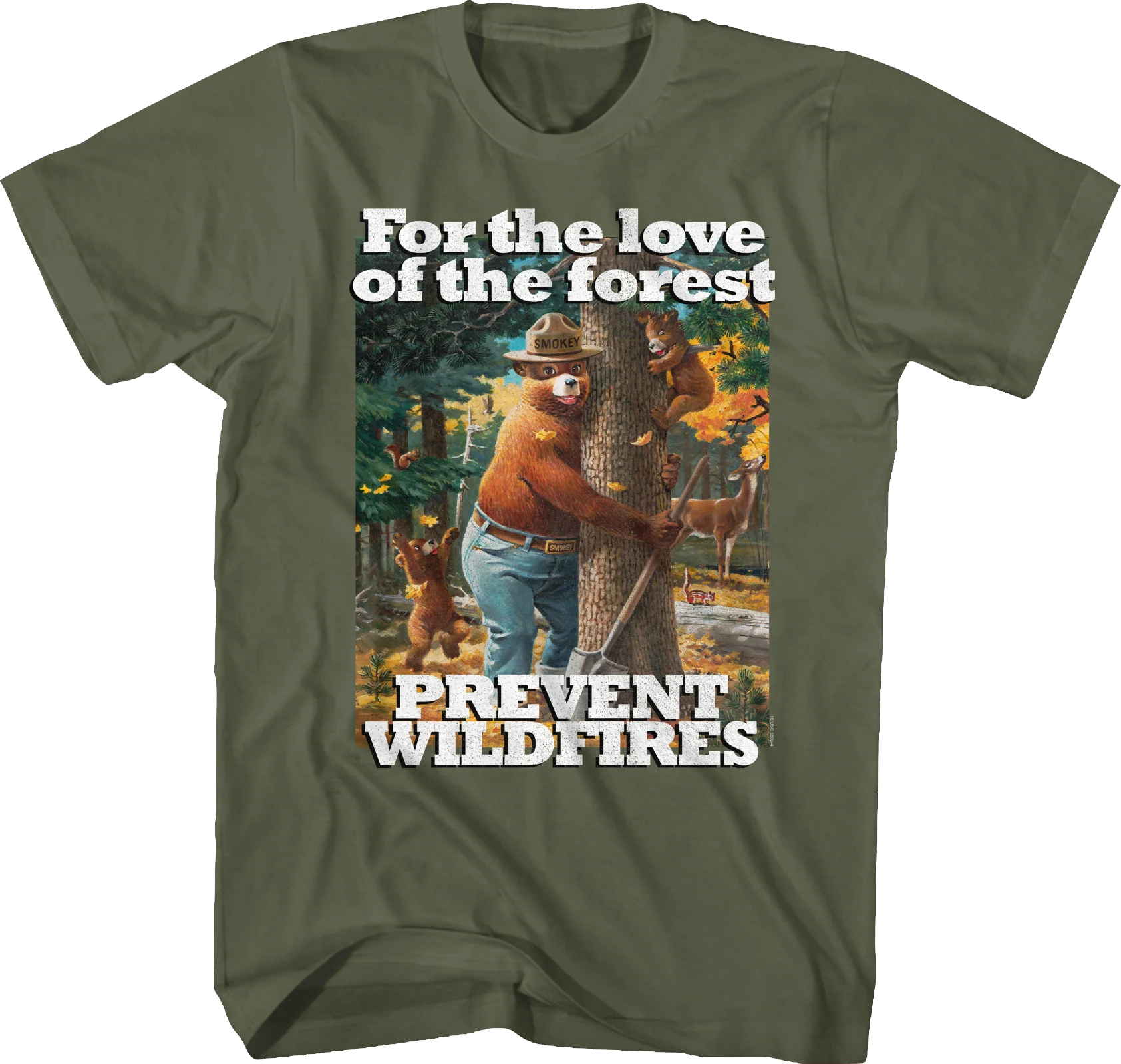For the Love of the Forest Smokey Bear T-Shirt
