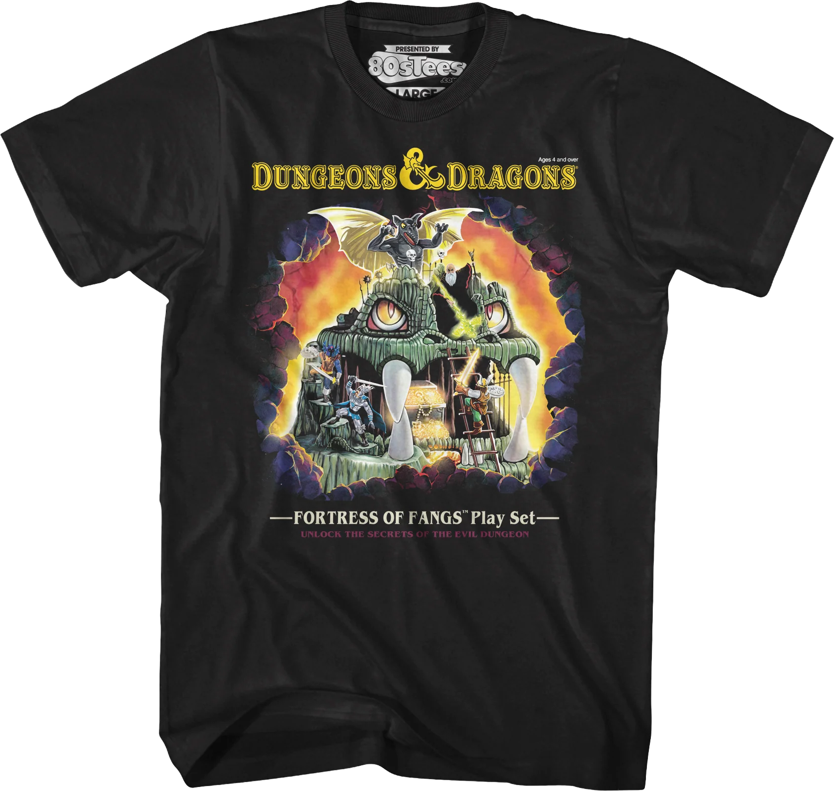 Fortress Of Fangs Dungeons & Dragons T-Shirt
