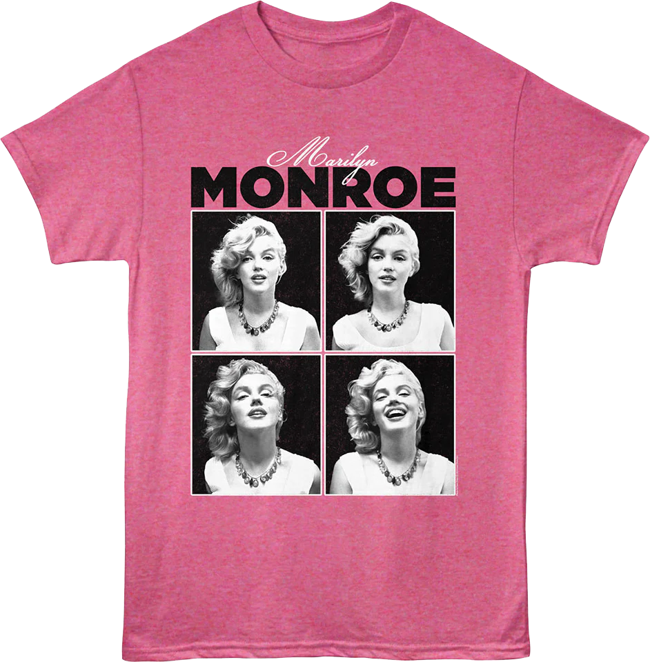 Four Photos Marilyn Monroe T-Shirt