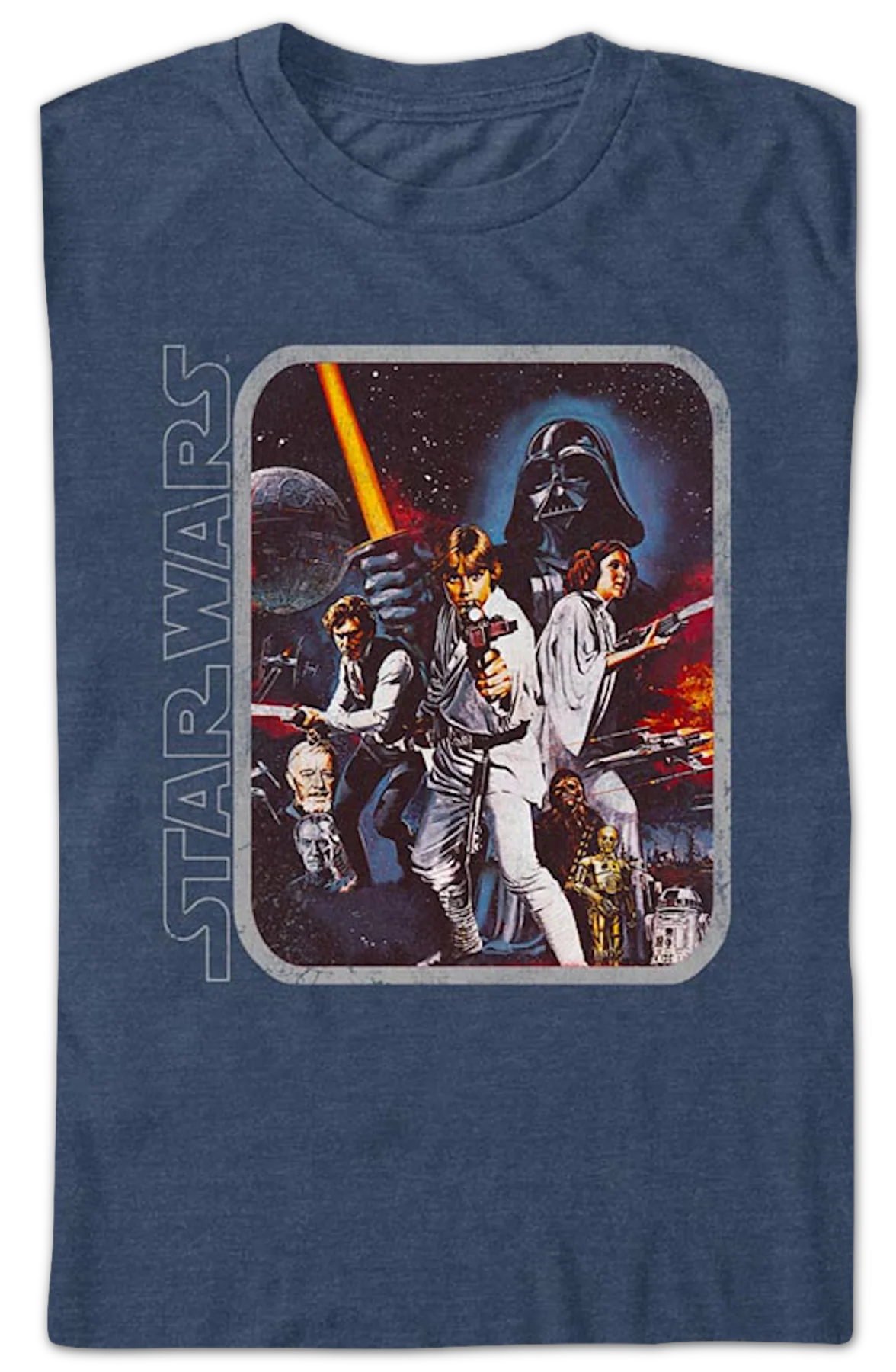 Framed Episode IV Poster Star Wars T-Shirt - Image 2