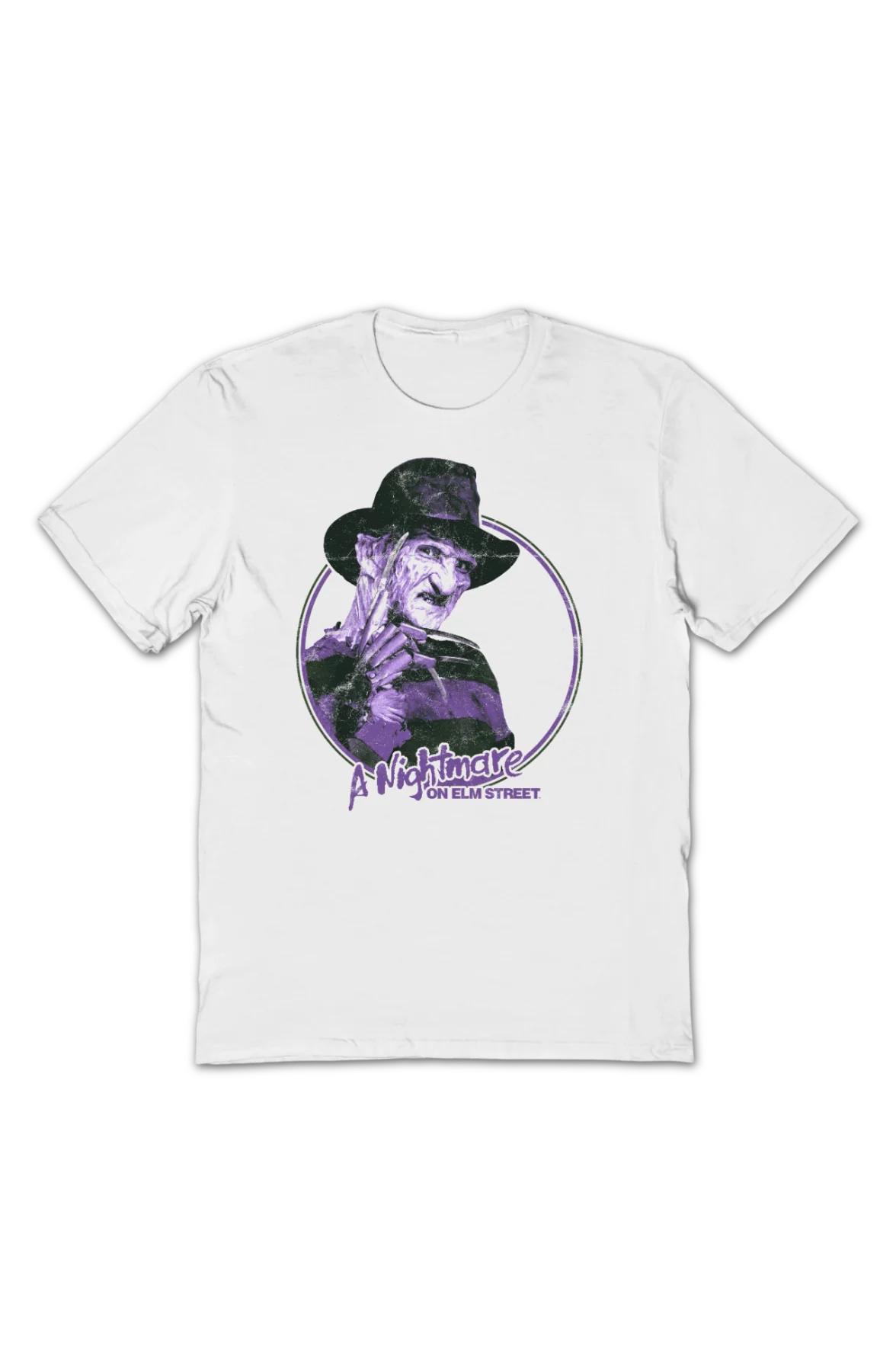 Freddy Krueger Retro Circle Nightmare On Elm Street T-Shirt - Image 2