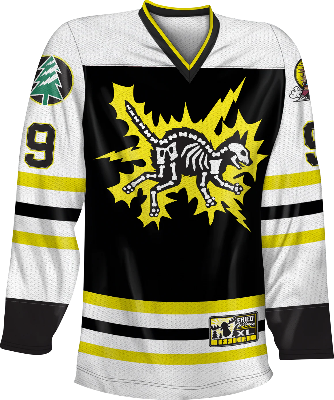 Fried Felines Christmas Vacation Hockey Jersey