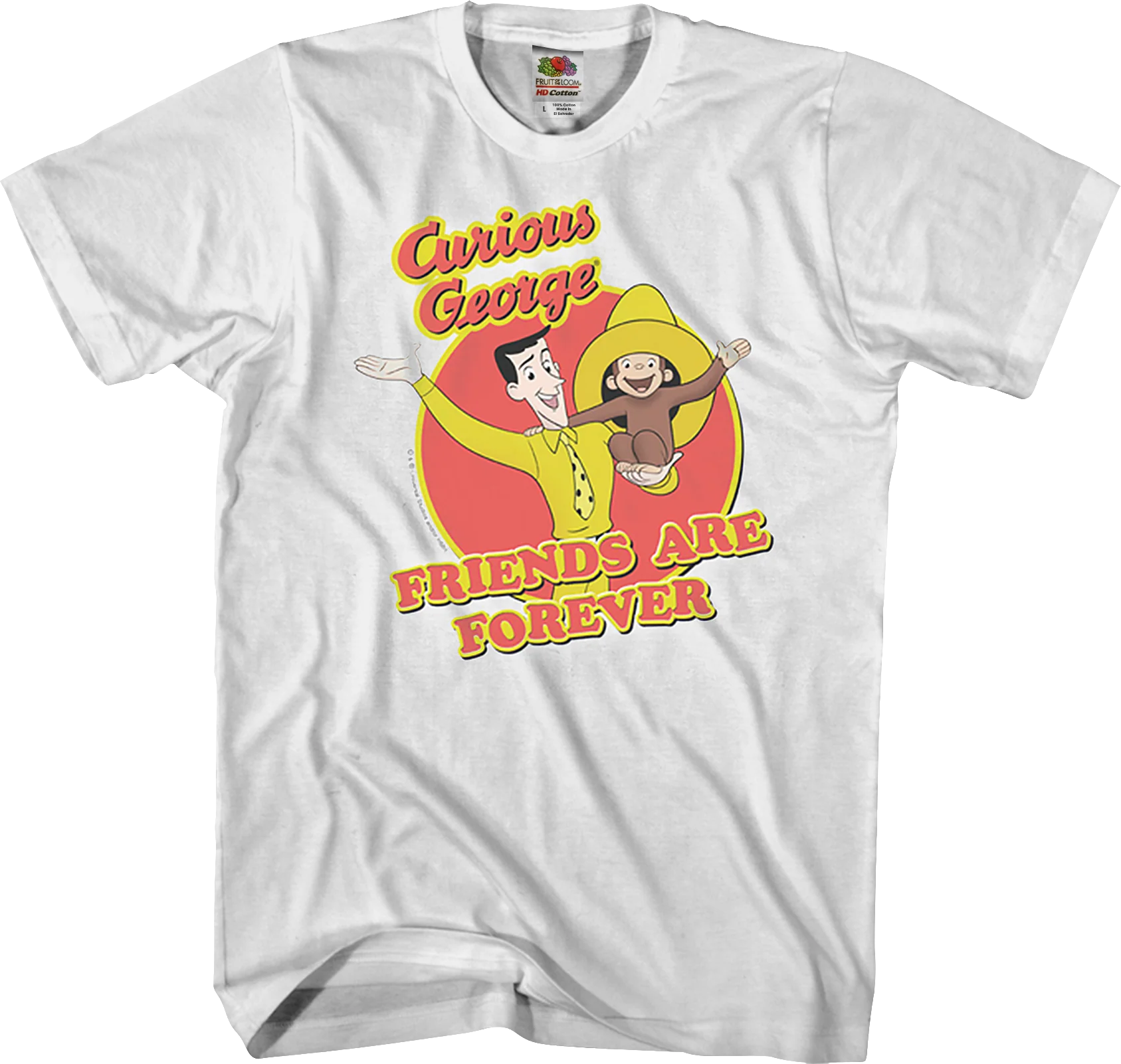Friends Are Forever Curious George T-Shirt