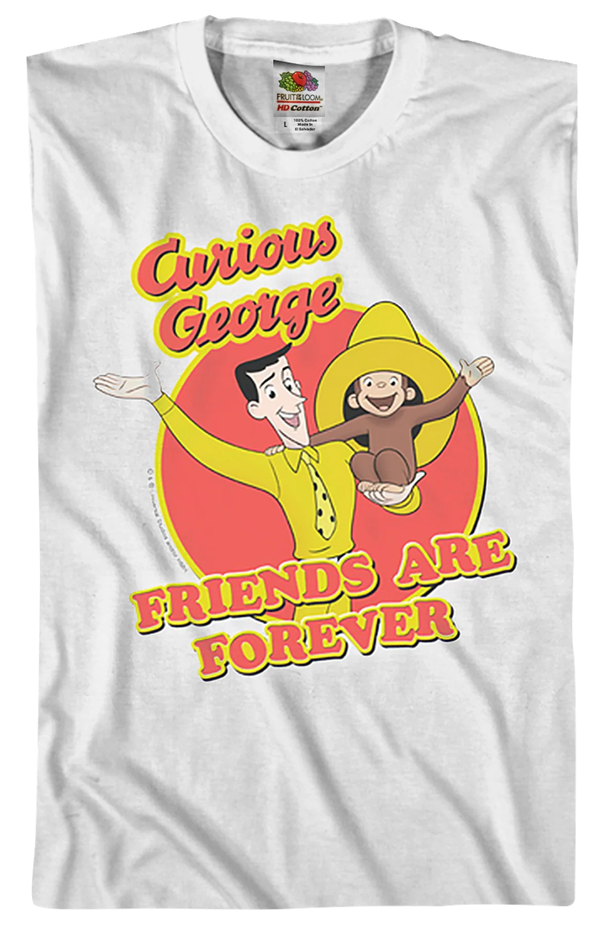 Friends Are Forever Curious George T-Shirt - Image 2