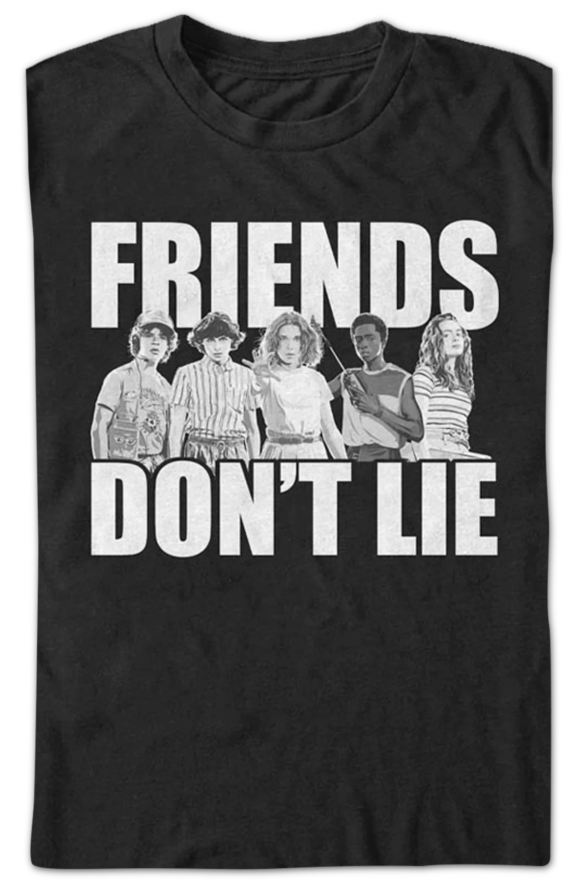 Friends Don't Lie Stranger Things T-Shirt - Image 2