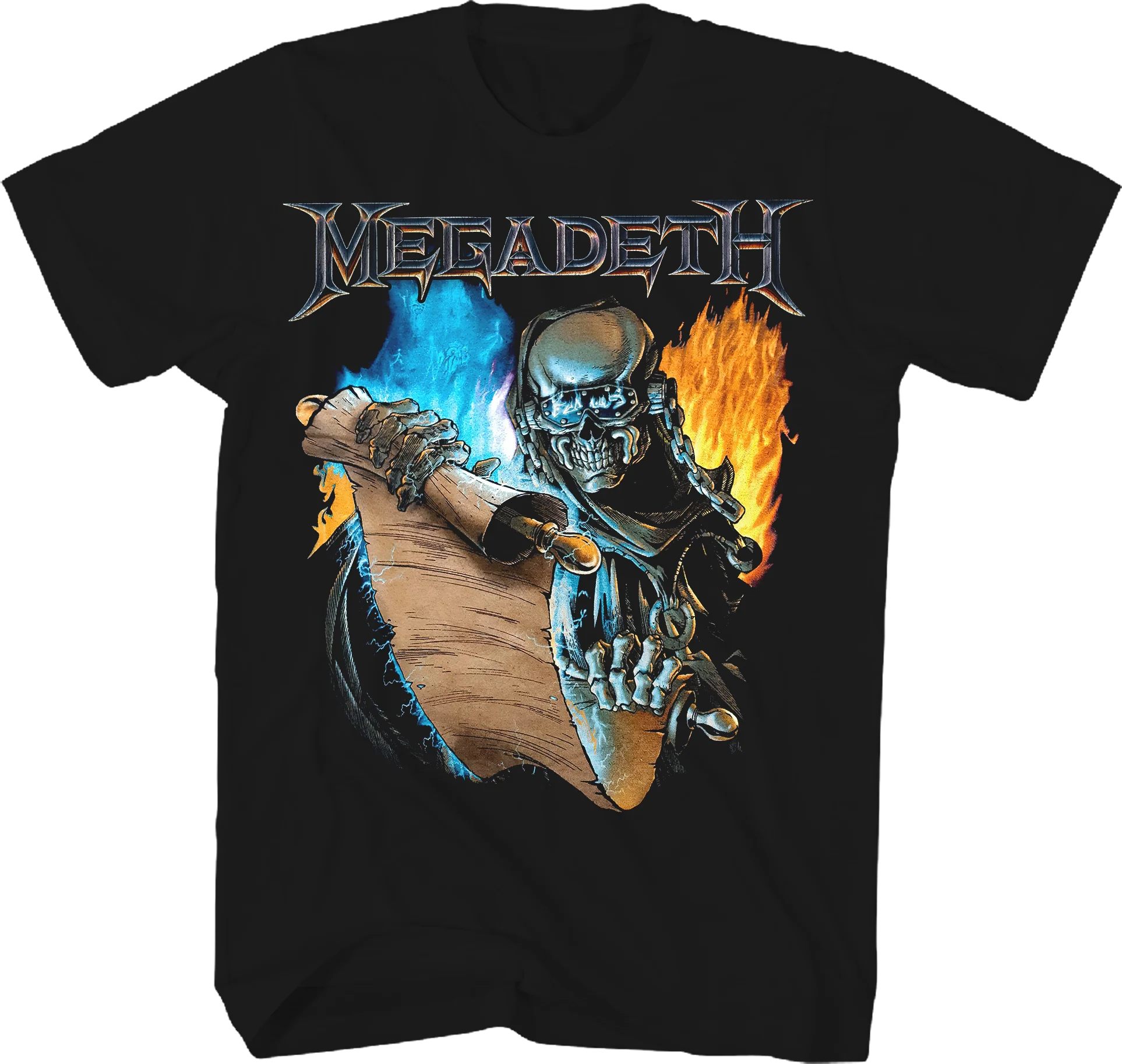 Front & Back Cryptic Writings Megadeth T-Shirt