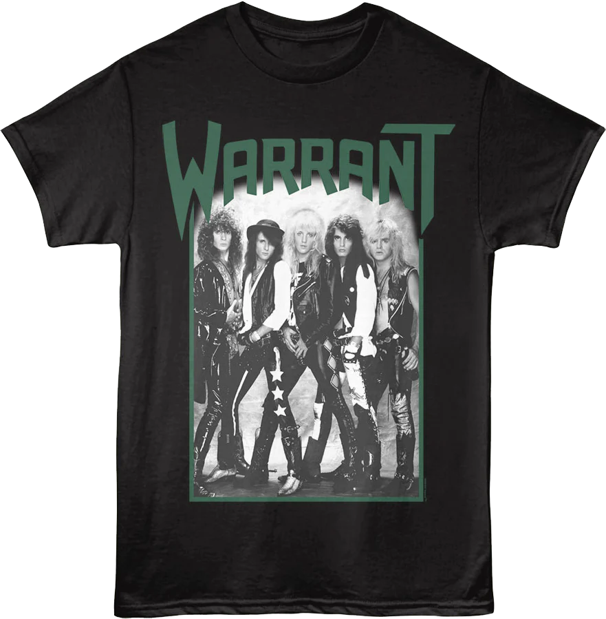 Front & Back Dirty Rotten Filthy Stinking Rich Warrant T-Shirt