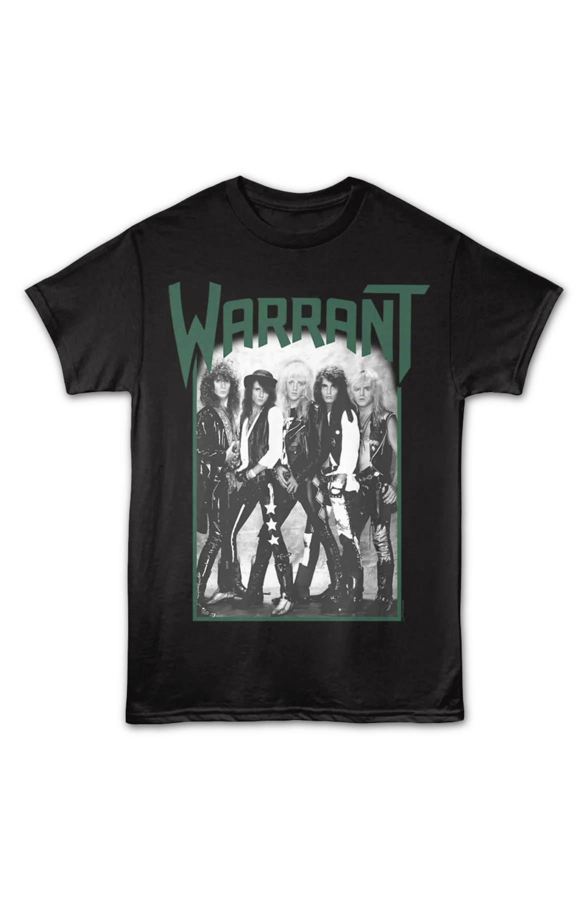 Front & Back Dirty Rotten Filthy Stinking Rich Warrant T-Shirt - Image 2