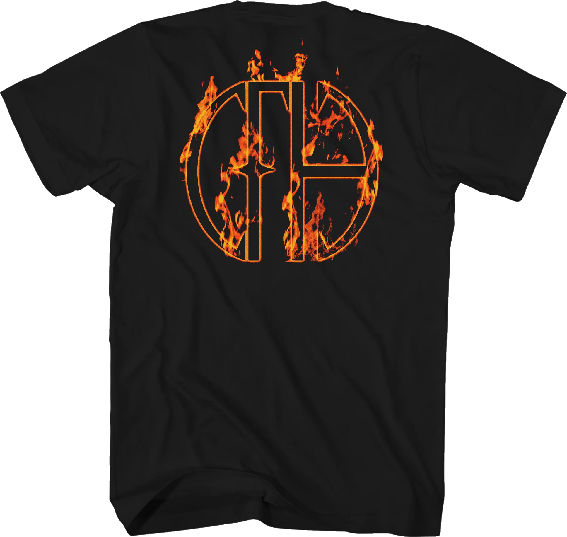Front & Back Flaming Logo Pantera T-Shirt - Image 3