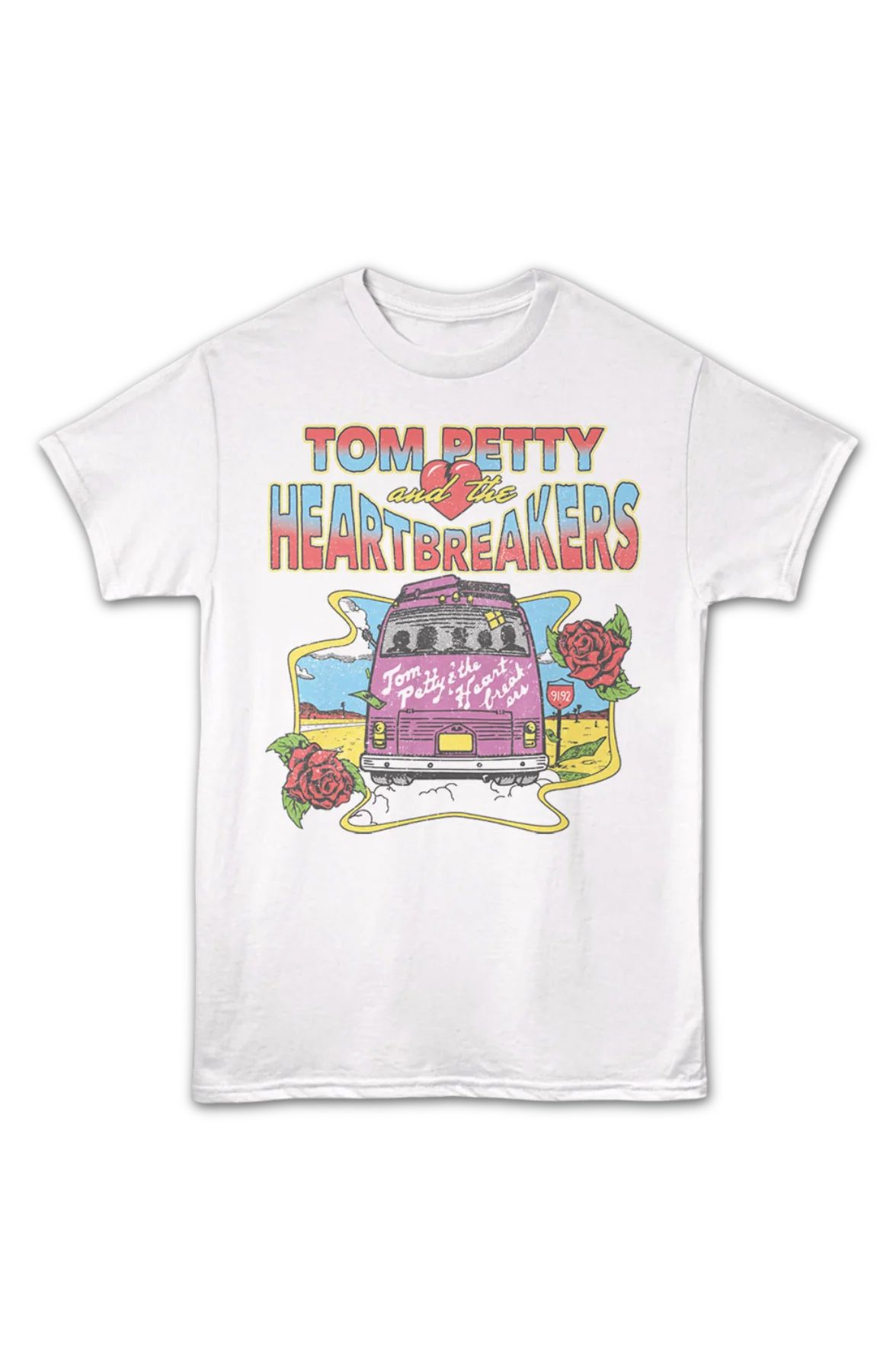 Front & Back Into The Great Wide Open Tom Petty T-Shirt - Image 2