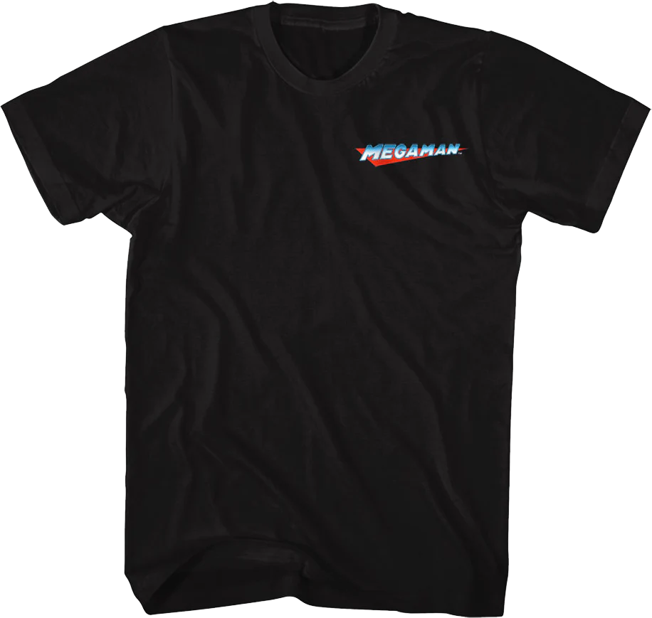 Front & Back Mega Man T-Shirt - Image 3