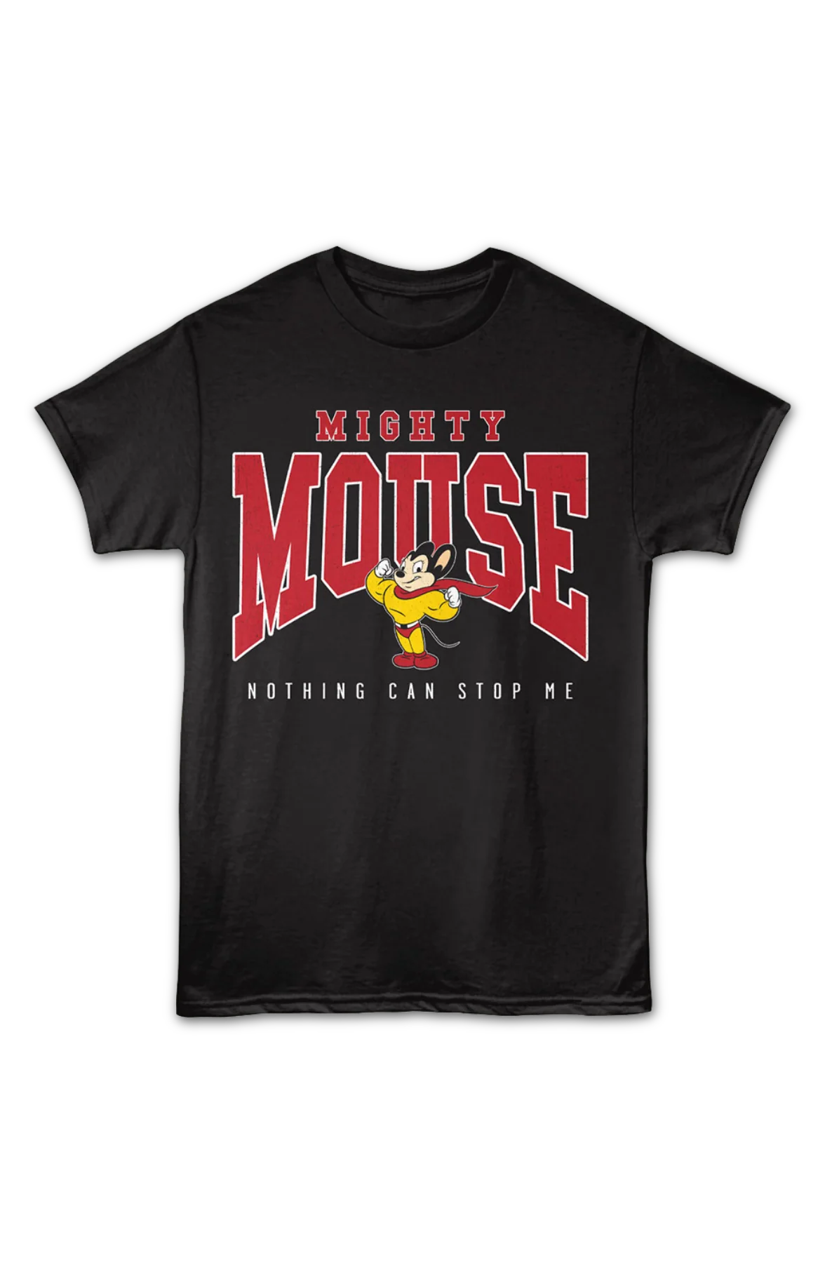 Front & Back Nothing Can Stop Me Mighty Mouse T-Shirt - Image 2
