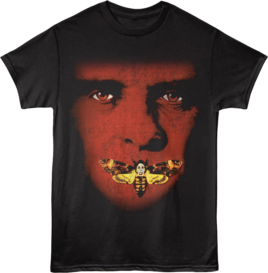 Front & Back Poster Silence of the Lambs T-Shirt